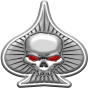 Kille Paint Spade Skull Emblem