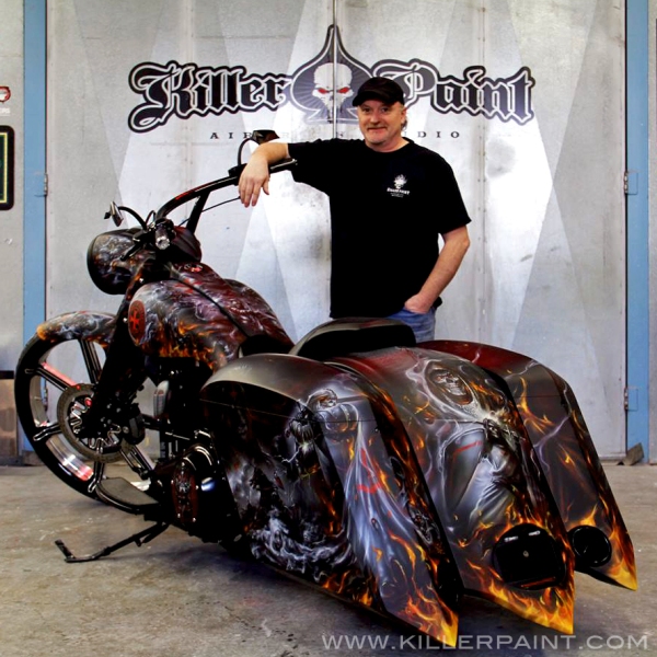 Knights Templar Bike with Mike Lavallee of Killer Paint
