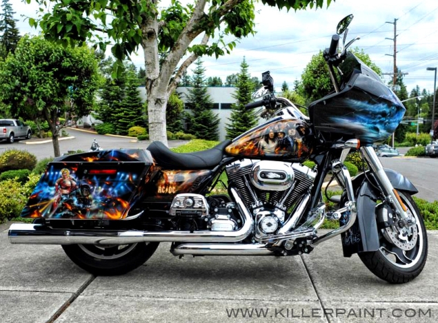 AC/DC Harley-Davidson by Mike Lavallee of Killer Paint